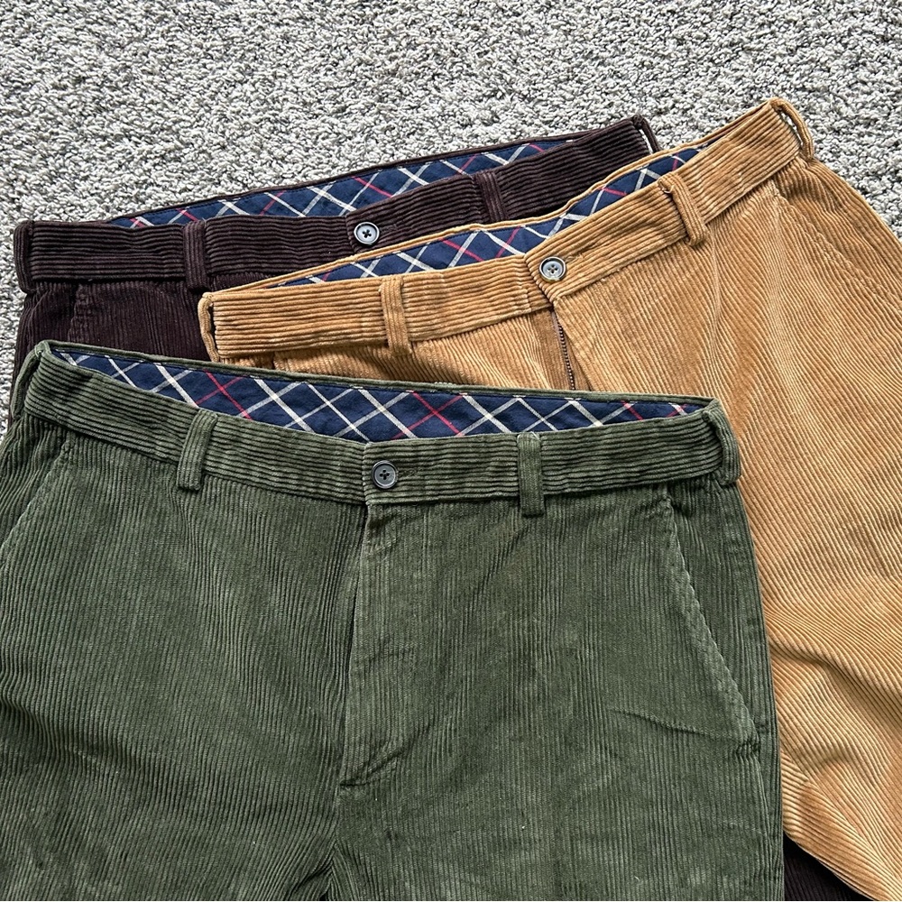 Brooks Brothers Corduroy Pants Lot 35x30
